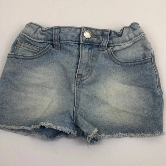 CHEROKEE EUC GIRLS JEAN DENIM JEANS SHORTS SUMMER CASUAL BLUE SPRING SIZE 6 6X - Picture 3 of 5